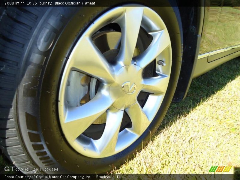 Black Obsidian / Wheat 2008 Infiniti EX 35 Journey