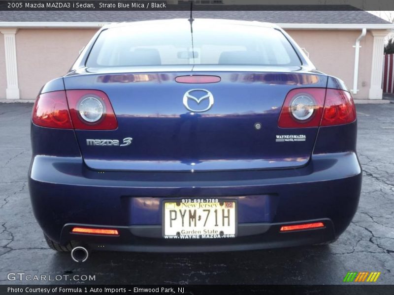 Strato Blue Mica / Black 2005 Mazda MAZDA3 i Sedan