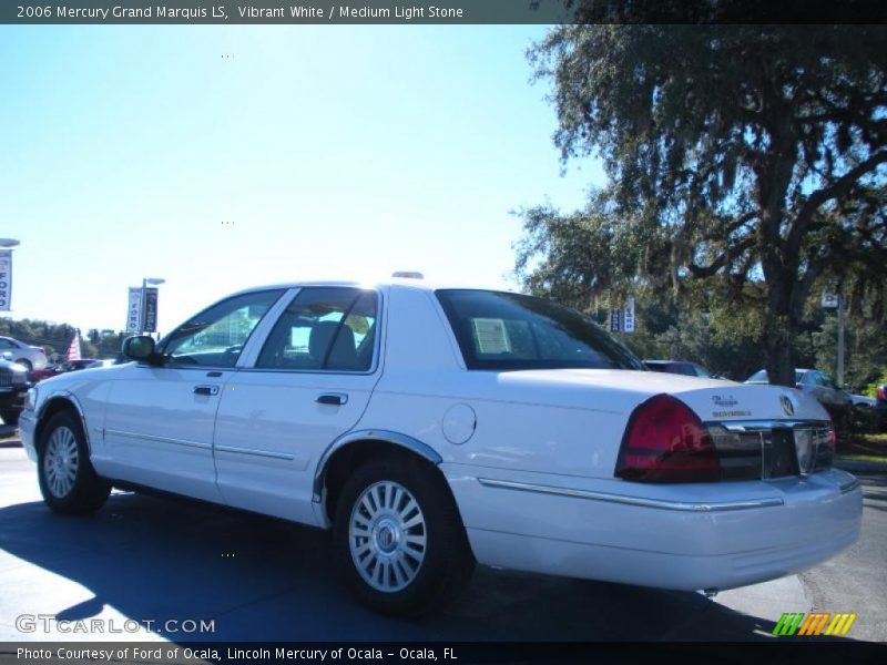 Vibrant White / Medium Light Stone 2006 Mercury Grand Marquis LS