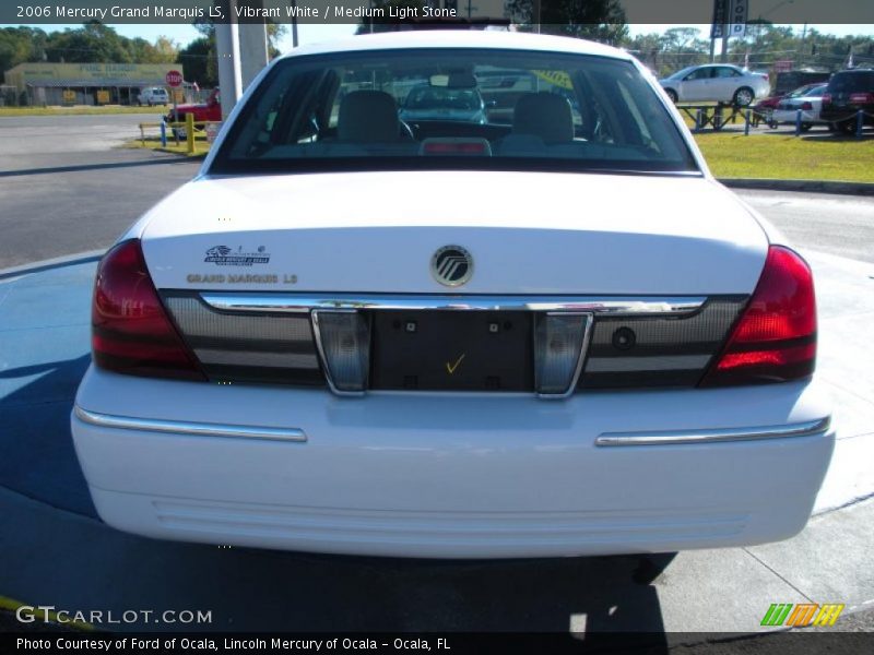 Vibrant White / Medium Light Stone 2006 Mercury Grand Marquis LS