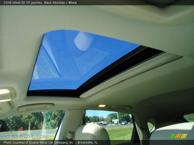 Black Obsidian / Wheat 2008 Infiniti EX 35 Journey