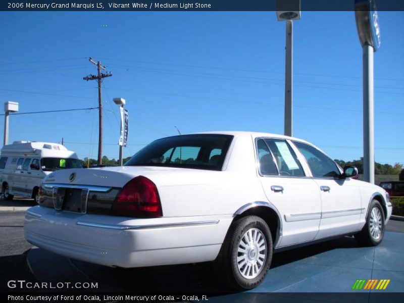 Vibrant White / Medium Light Stone 2006 Mercury Grand Marquis LS