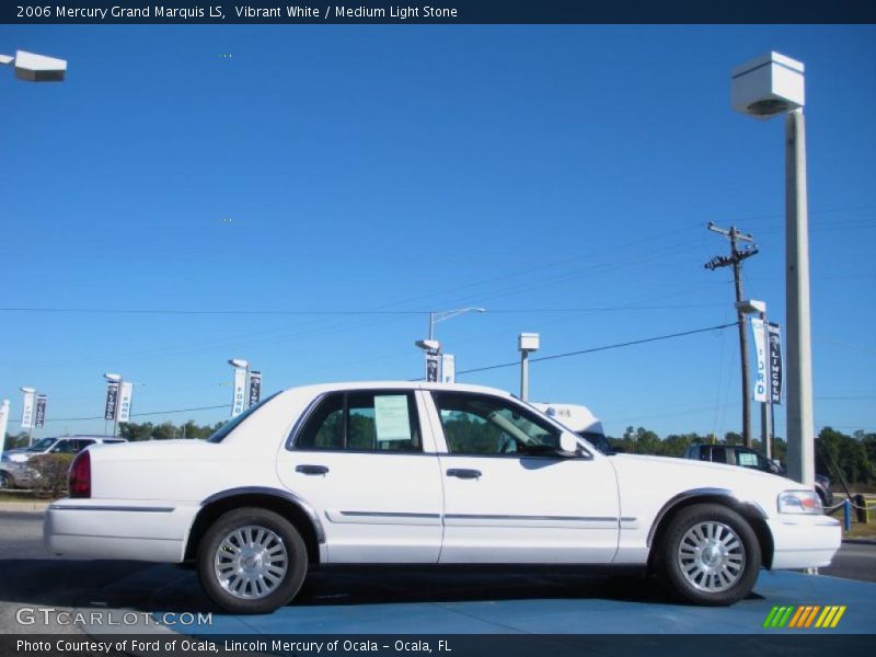 Vibrant White / Medium Light Stone 2006 Mercury Grand Marquis LS