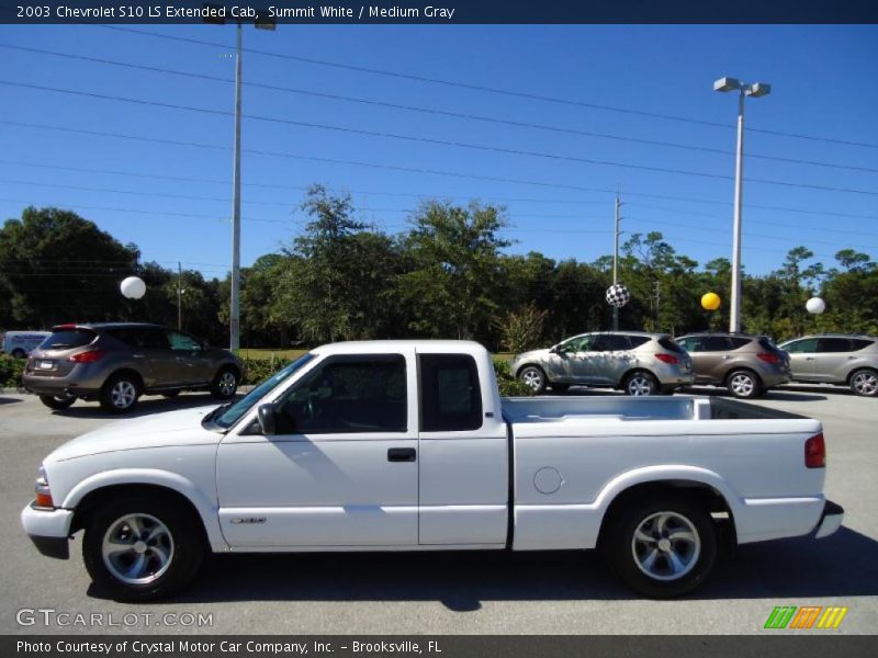  2003 S10 LS Extended Cab Summit White