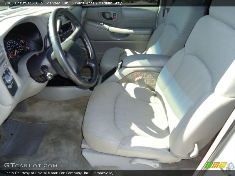  2003 S10 LS Extended Cab Medium Gray Interior