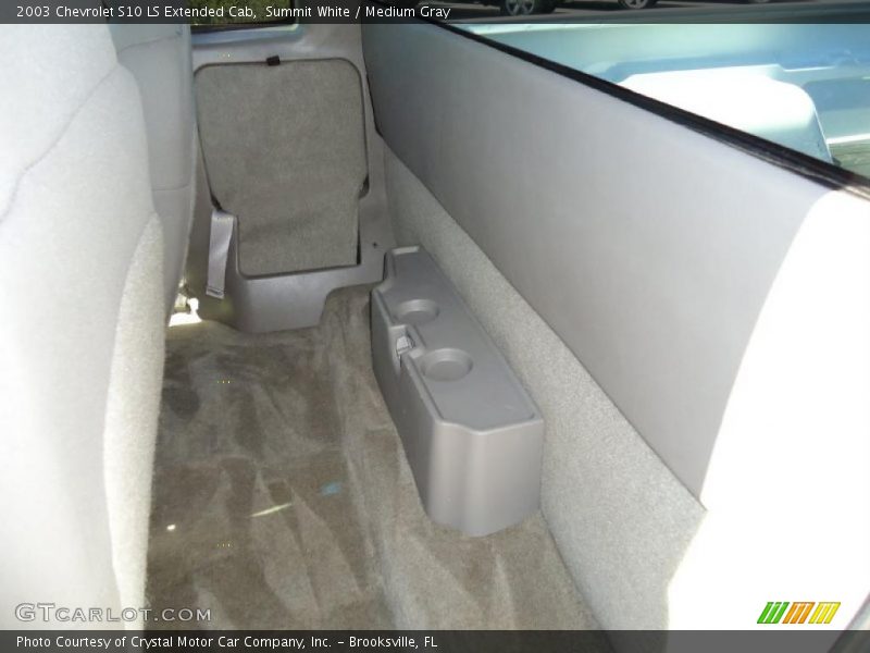 Summit White / Medium Gray 2003 Chevrolet S10 LS Extended Cab