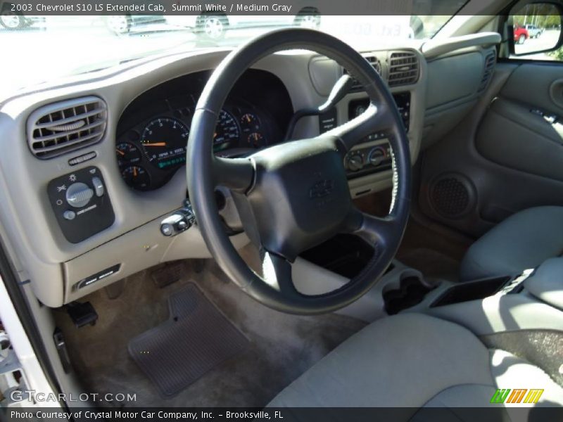 Medium Gray Interior - 2003 S10 LS Extended Cab 