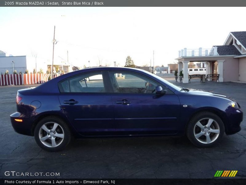 Strato Blue Mica / Black 2005 Mazda MAZDA3 i Sedan
