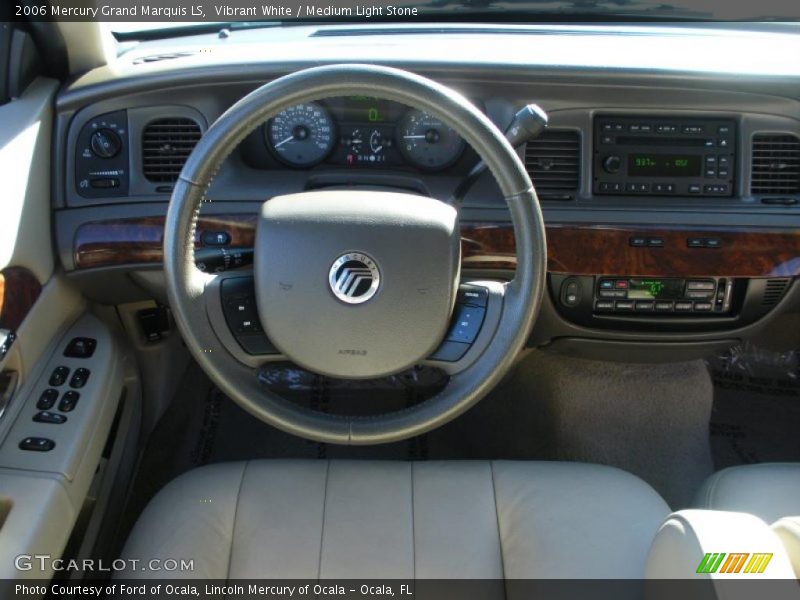 Vibrant White / Medium Light Stone 2006 Mercury Grand Marquis LS