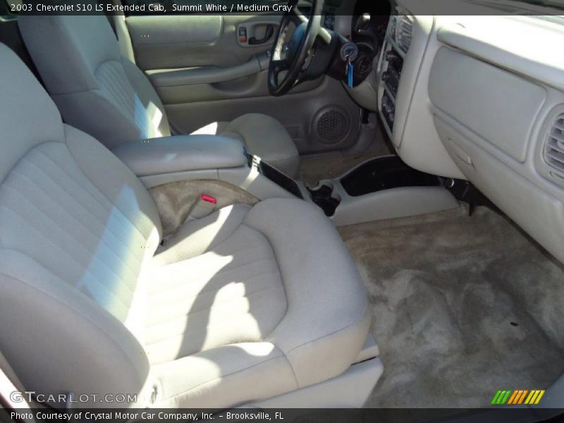  2003 S10 LS Extended Cab Medium Gray Interior