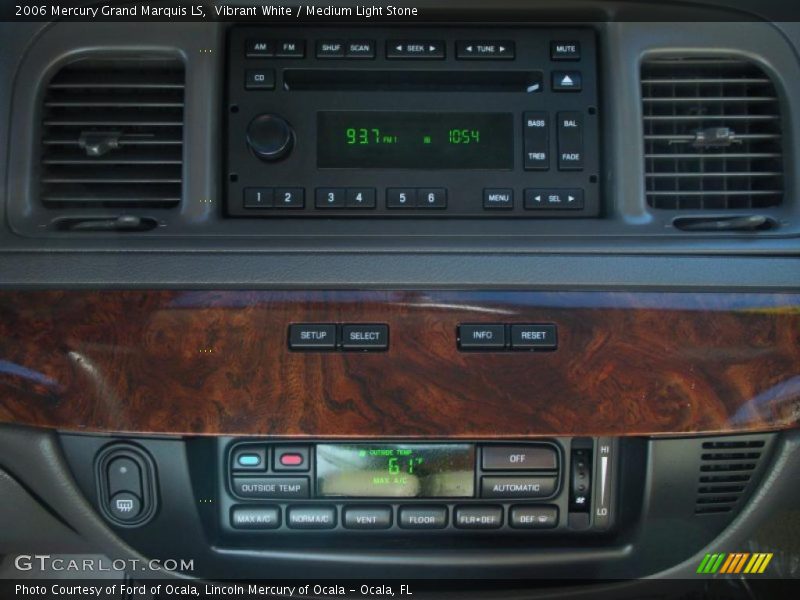 Vibrant White / Medium Light Stone 2006 Mercury Grand Marquis LS