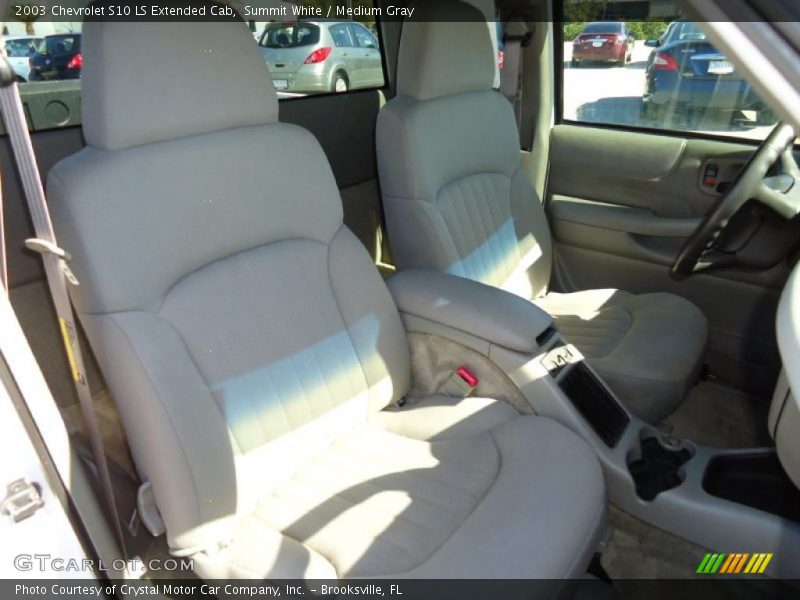  2003 S10 LS Extended Cab Medium Gray Interior