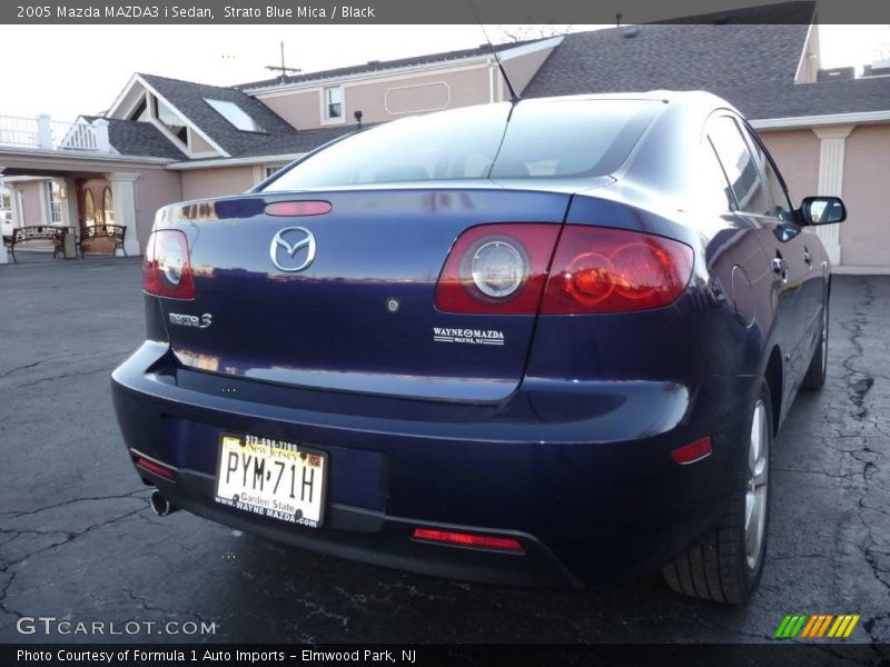 Strato Blue Mica / Black 2005 Mazda MAZDA3 i Sedan