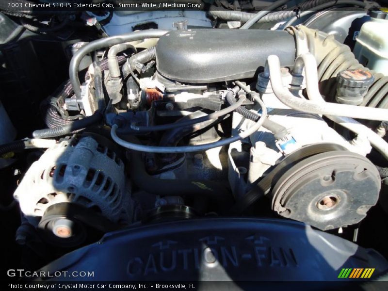  2003 S10 LS Extended Cab Engine - 4.3 Liter OHV 12V Vortec V6