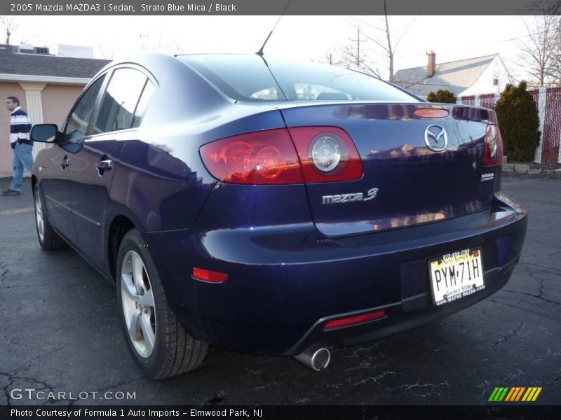 Strato Blue Mica / Black 2005 Mazda MAZDA3 i Sedan