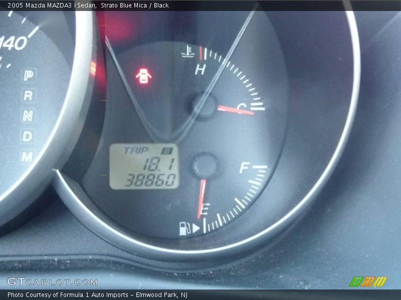 Strato Blue Mica / Black 2005 Mazda MAZDA3 i Sedan