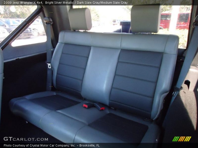 Bright Silver Metallic / Dark Slate Gray/Medium Slate Gray 2009 Jeep Wrangler X 4x4
