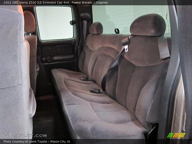 Pewter Metallic / Graphite 2001 GMC Sierra 1500 SLE Extended Cab 4x4