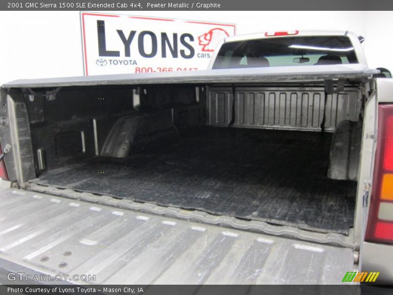 Pewter Metallic / Graphite 2001 GMC Sierra 1500 SLE Extended Cab 4x4