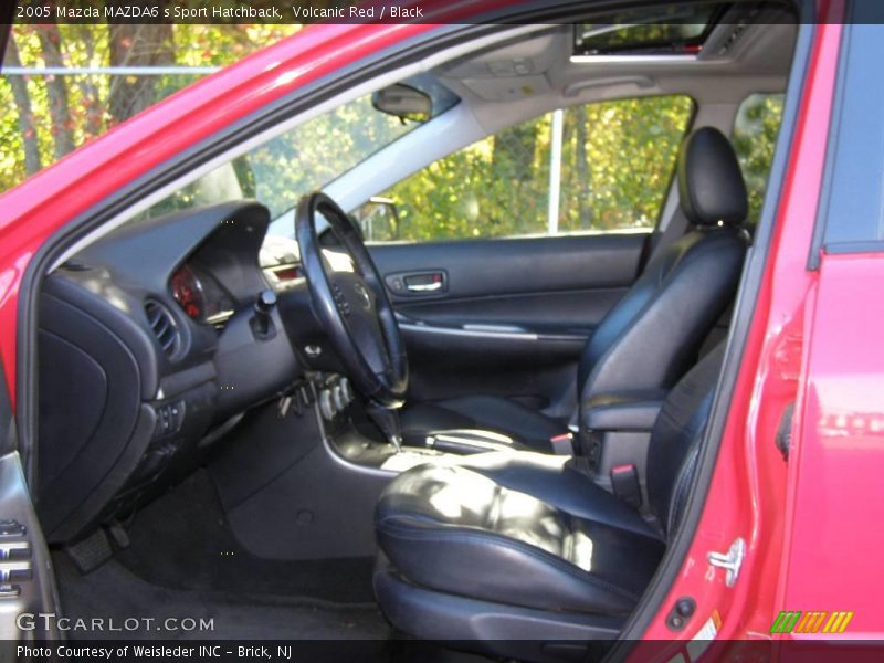 Volcanic Red / Black 2005 Mazda MAZDA6 s Sport Hatchback