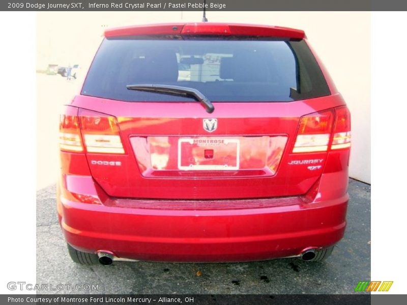 Inferno Red Crystal Pearl / Pastel Pebble Beige 2009 Dodge Journey SXT