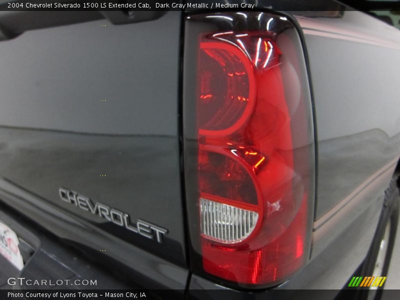 Dark Gray Metallic / Medium Gray 2004 Chevrolet Silverado 1500 LS Extended Cab