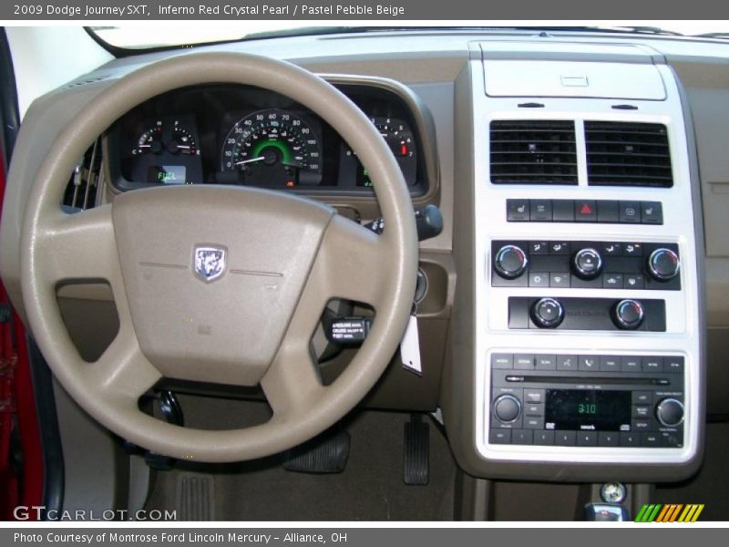 Inferno Red Crystal Pearl / Pastel Pebble Beige 2009 Dodge Journey SXT