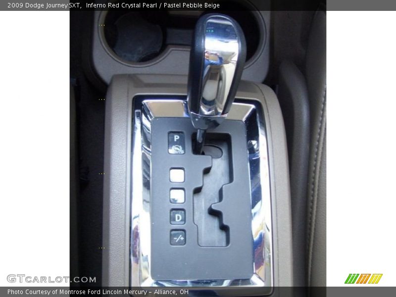 Inferno Red Crystal Pearl / Pastel Pebble Beige 2009 Dodge Journey SXT