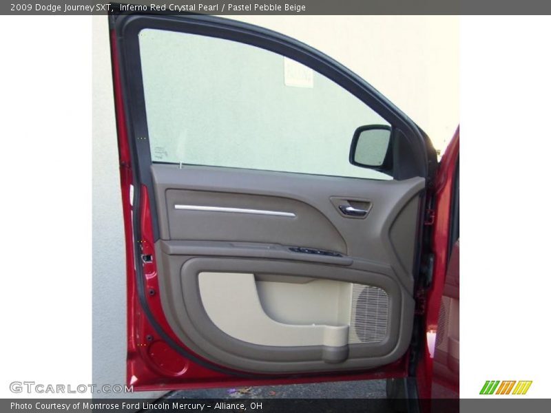 Inferno Red Crystal Pearl / Pastel Pebble Beige 2009 Dodge Journey SXT