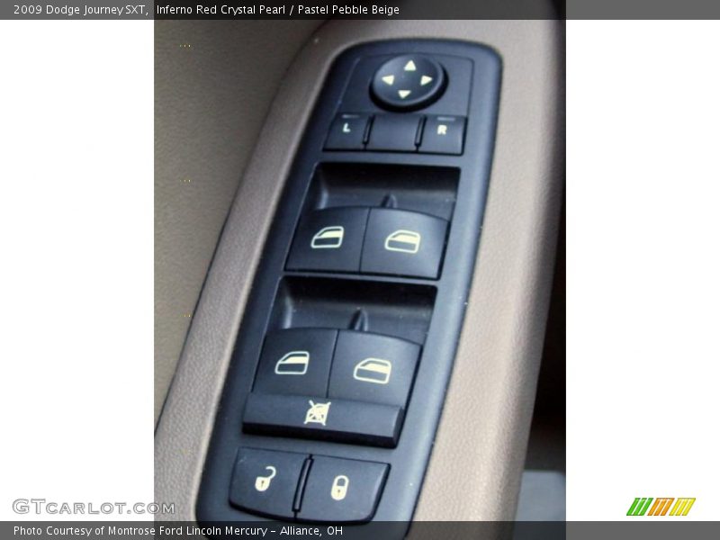 Inferno Red Crystal Pearl / Pastel Pebble Beige 2009 Dodge Journey SXT