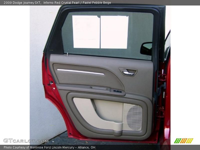 Inferno Red Crystal Pearl / Pastel Pebble Beige 2009 Dodge Journey SXT