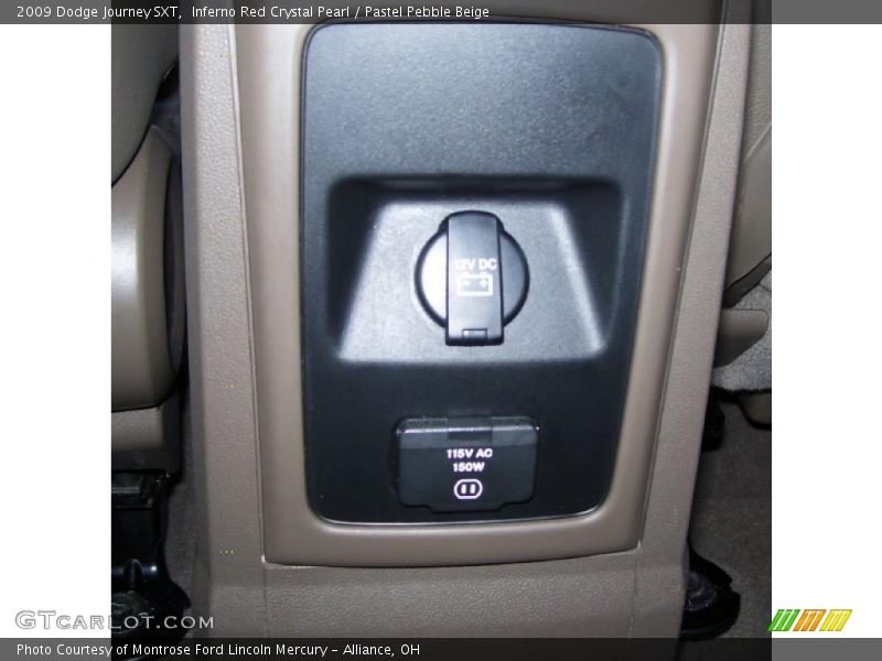 Inferno Red Crystal Pearl / Pastel Pebble Beige 2009 Dodge Journey SXT