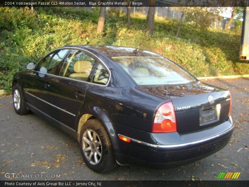 Blue Graphite Metallic / Beige 2004 Volkswagen Passat GLS 4Motion Sedan