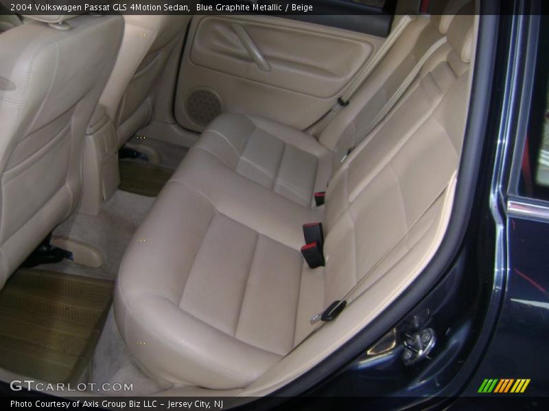 Blue Graphite Metallic / Beige 2004 Volkswagen Passat GLS 4Motion Sedan