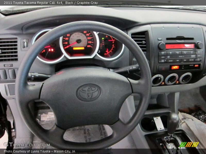 Black / Graphite Gray 2011 Toyota Tacoma Regular Cab 4x4