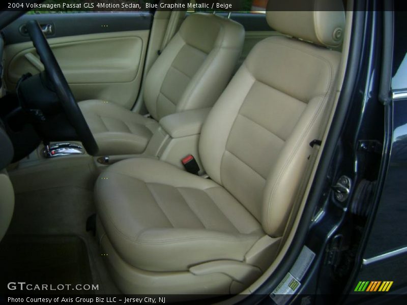 Blue Graphite Metallic / Beige 2004 Volkswagen Passat GLS 4Motion Sedan