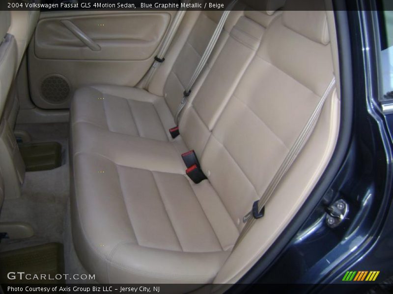 Blue Graphite Metallic / Beige 2004 Volkswagen Passat GLS 4Motion Sedan