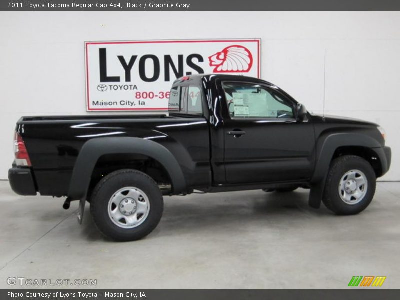 Black / Graphite Gray 2011 Toyota Tacoma Regular Cab 4x4