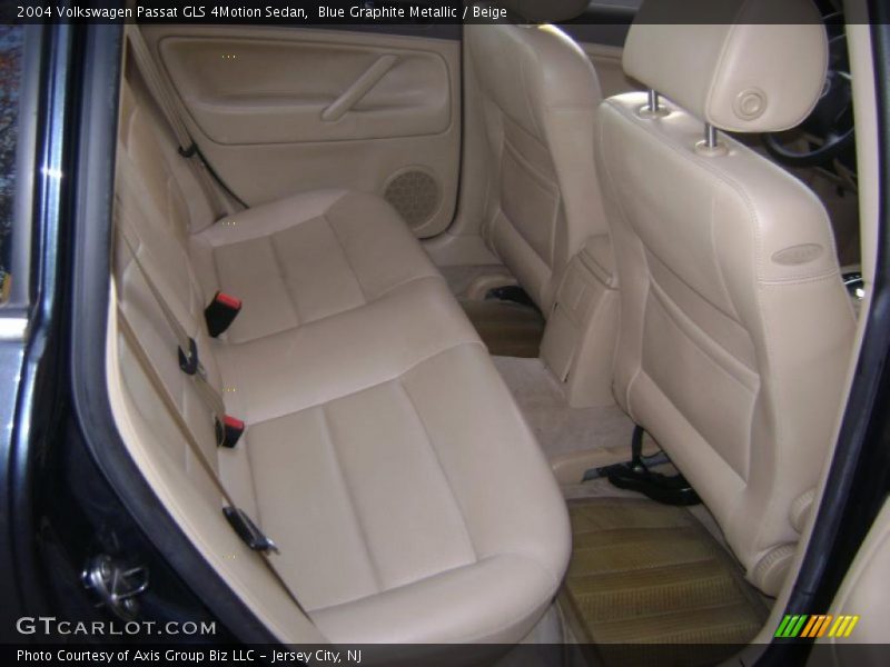 Blue Graphite Metallic / Beige 2004 Volkswagen Passat GLS 4Motion Sedan