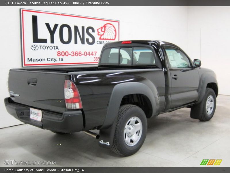 Black / Graphite Gray 2011 Toyota Tacoma Regular Cab 4x4