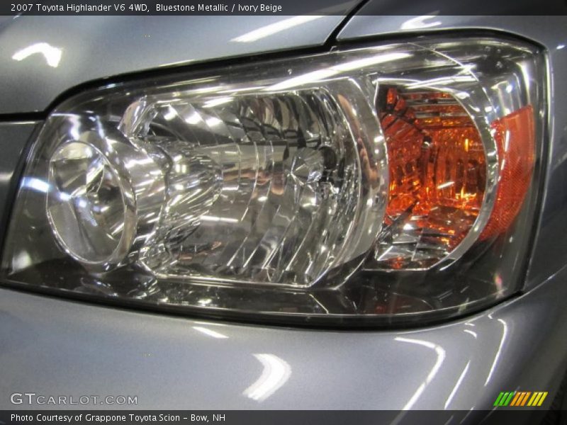 Bluestone Metallic / Ivory Beige 2007 Toyota Highlander V6 4WD