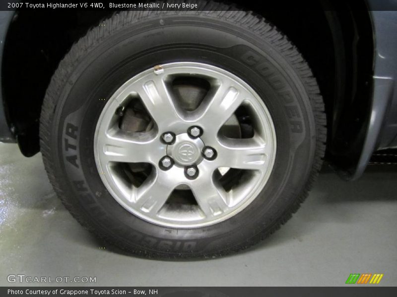 Bluestone Metallic / Ivory Beige 2007 Toyota Highlander V6 4WD