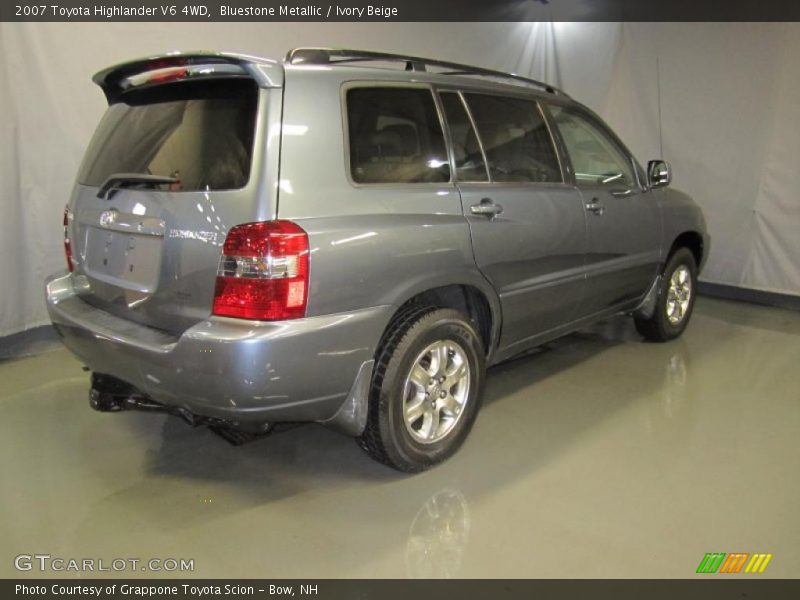 Bluestone Metallic / Ivory Beige 2007 Toyota Highlander V6 4WD