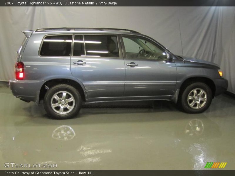 Bluestone Metallic / Ivory Beige 2007 Toyota Highlander V6 4WD