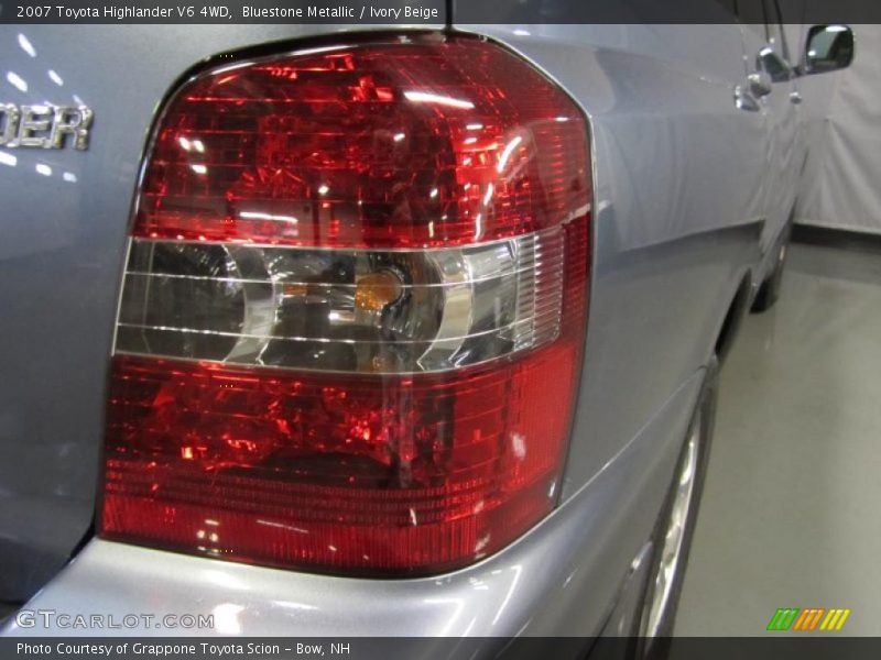 Bluestone Metallic / Ivory Beige 2007 Toyota Highlander V6 4WD