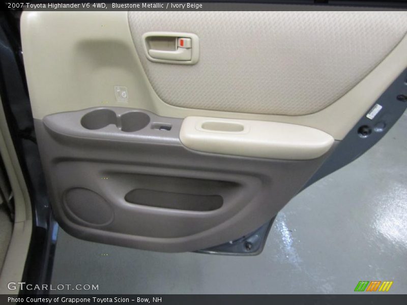 Bluestone Metallic / Ivory Beige 2007 Toyota Highlander V6 4WD