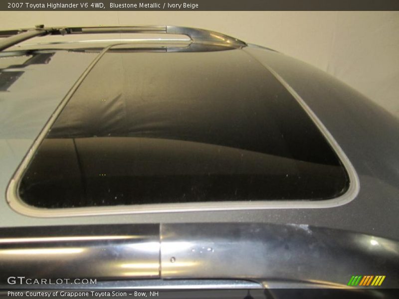 Bluestone Metallic / Ivory Beige 2007 Toyota Highlander V6 4WD