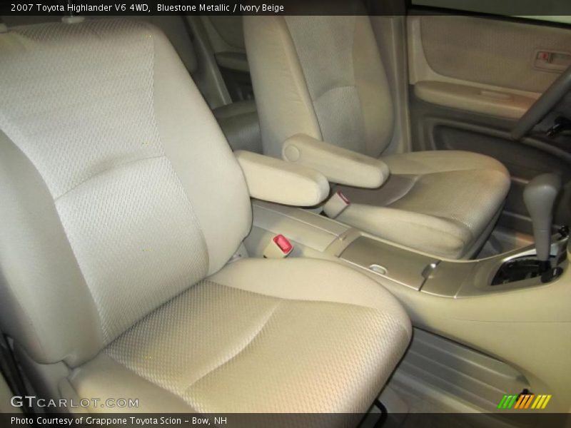 Bluestone Metallic / Ivory Beige 2007 Toyota Highlander V6 4WD