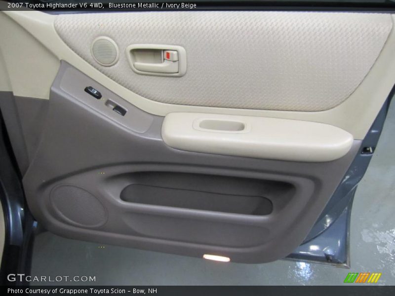 Bluestone Metallic / Ivory Beige 2007 Toyota Highlander V6 4WD