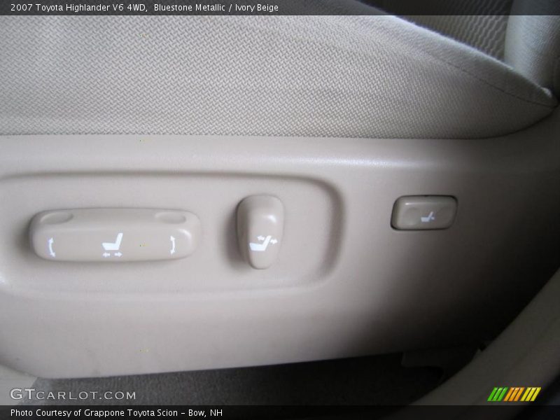 Bluestone Metallic / Ivory Beige 2007 Toyota Highlander V6 4WD